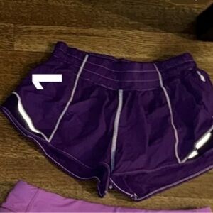 Lulu hotty hot shorts purple size 6